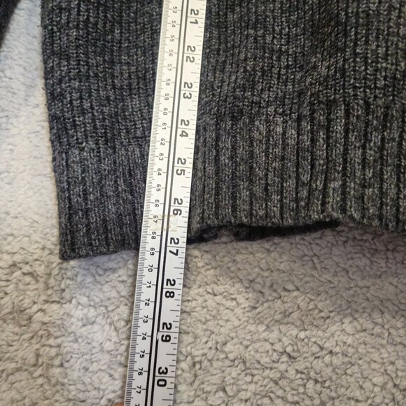 American Eagle Outfitters Mens Shawl Collar Sweater L/G Cotton Wool Blend A - Picture 7 of 9